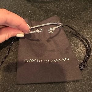 David Yurman Diamond Fleur-de-lis Bracelet